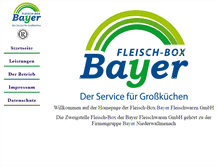 Tablet Screenshot of fleisch-box.de